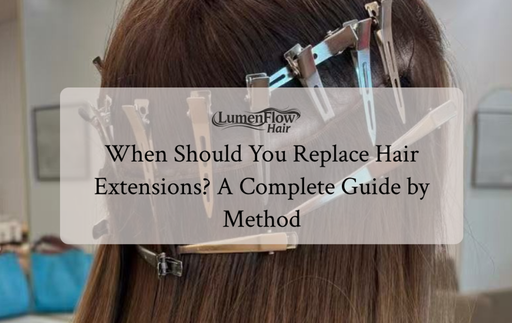 When Should You Replace Hair Extensions? A Complete Guide by Method