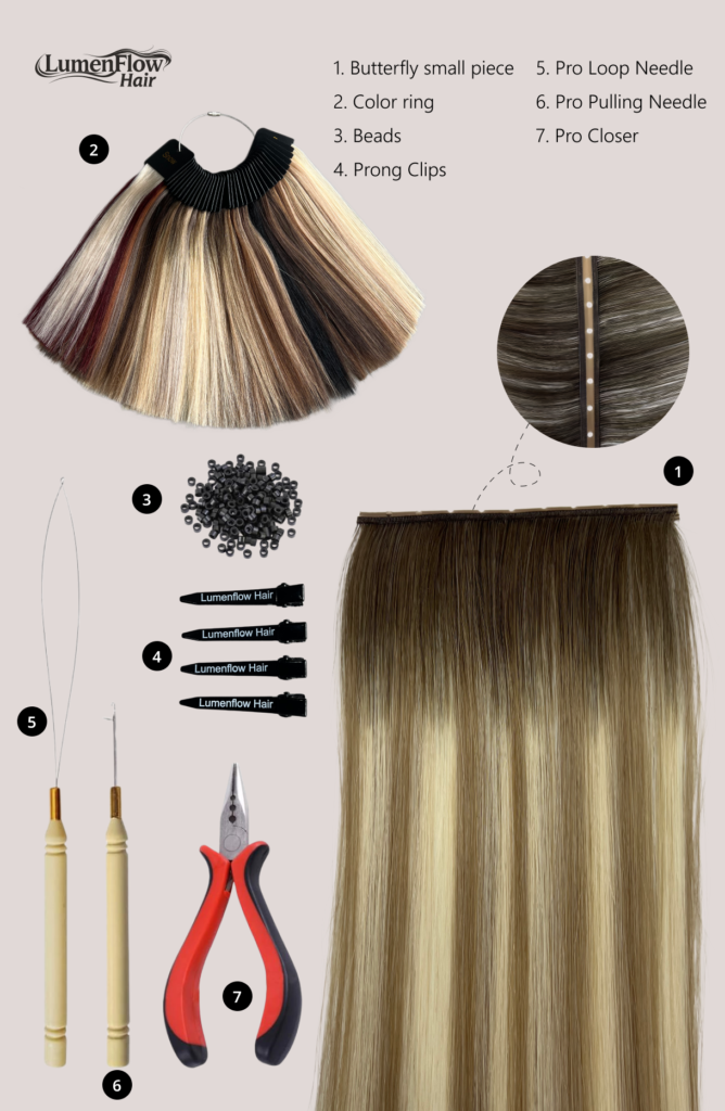 Butterfly Weft Pro Kit (Stylist Kit +Color Ring)