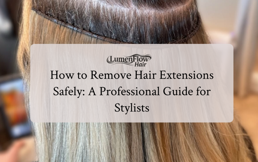 How to Remove Hair Extensions Safely: A Professional Guide for Stylists