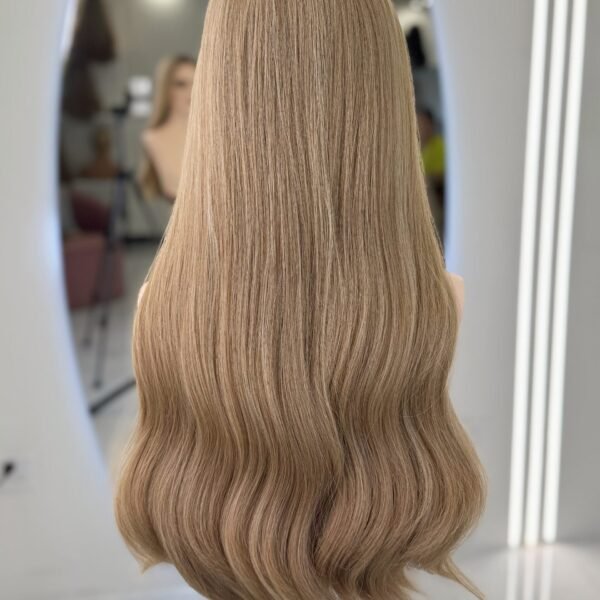 Raw Virgin Hair HD Lace Wig #T3/8A/22 Candle Light
